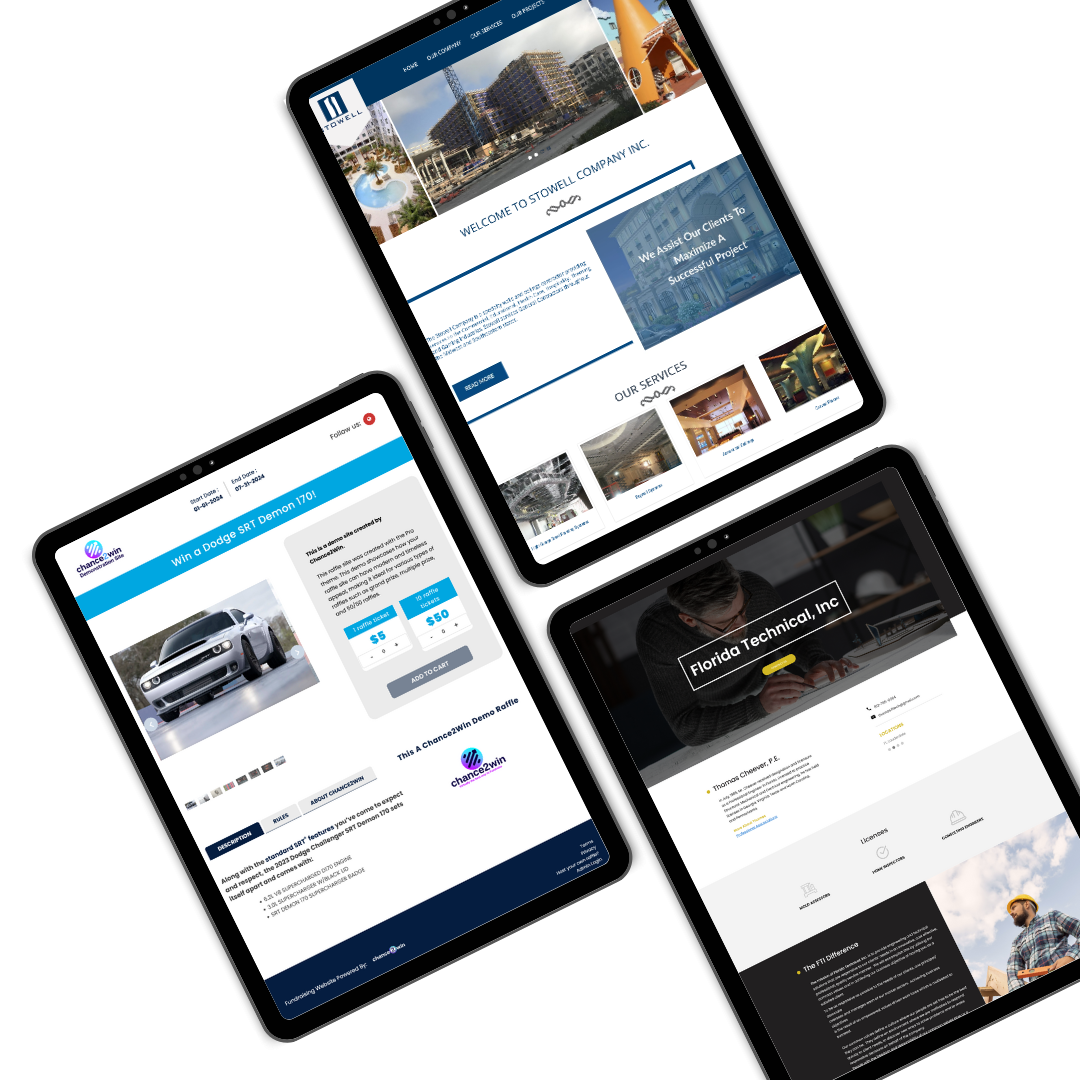 modern responsive website