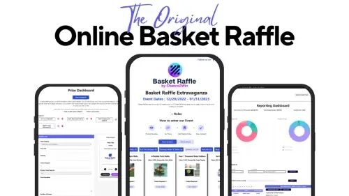 Online Basket Raffles and Queen of Hearts